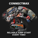 LOKITHOR JP400 Jump Starter with Air Compressor, 2500A 12V Portable Car Battery Booster Pack (8.5L Gas/6.5L Diesel) with ConnectMax Tech, 150PSI Tire Inflator, Auto-Shutoff & Dynamic Dwell (Orange)
