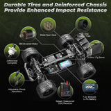 HAIBOXING 1:18 RC Car 18872 New Model RC Truck 4X4 Off-Road, 2.4GHz Remote Control Truck 36km/h Speed Splash Waterproof Electronics, Dual Li-Po Batteries Pre-installed and Spare in Box 35 Mins Runtime