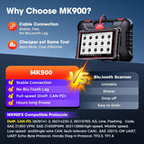 Autel MaxiCOM MK900 Bidirectional Scanner: 40+ Services 3000+ Active Tests