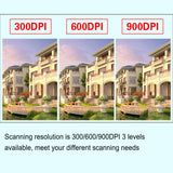 Portable Scanner A4 Document Photo Scanner, Handheld Scanner for Business Eujgoov