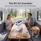 Airdog X1+ Air Purifier for Home,TPA Technology Up to 20X More Effective than HEPA,Portable Air Cleaner for RV with 3 Modes, App Control for Allergens, Pollutants, Smoke, Dust