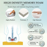 Wellsin Outdoor Chair Cushions for Patio Furniture, 3-Year Color Fastness Patio Chair Cushions Set of 4