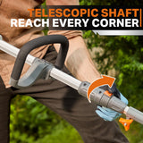 RB 17" Cordless String Trimmer, 40V Lithium Battery Weed Wacker with 4.0Ah Battery & Fast Charger & .095'' line, 2 in 1 Grass Trimmer and Edger