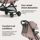 Mompush Velo Compact Travel Stroller One Second Fold