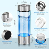 2026 New Hydrogen Water Bottle, Hydrogen Water Generator with Advanced SPE PEM Technology, Portable Rechargeable aquahealth Hydrogen Water for Office, Daily Drinking and Gifts
