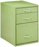 Home Furnishings HPB Heavy Duty 3-Drawer Metal File Cabinet for Standard Files and Office Supplies