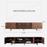 NessCarsti Mid-Century Modern TV Stand and Expandable Coffee Table Set