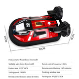 Ssccgym Remote Control Boat Hovercraft for 14Y+ Beginners RC Amphibious Watercraft 15km/h Dual Motors Walking on Ice-Land Pools Lakes 4WD Full Functions RC Sail 34CM