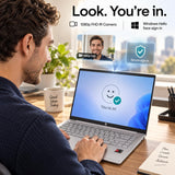 HP OmniBook 3 14-inch Laptop Copilot+ PC, 2K OLED, 16GB LPDDR5x, 256GB SSD