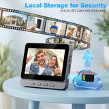 KEPEAK Doorbell Camera Wireless, Video Door Bell Battery with Monitor