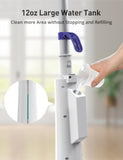 1300W Steam Mop Cleaner with Detergent Dispenser, 25s Fast Heating Floor Steamer for Hardwood and Tiles, Lightweight Carpet & Upholstery Steamer with 2 Washable Pads