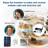 3 Super Long Range 3 Handset DECT 6.0 Cordless Phone for Home with Expandable to 12 HS VTech