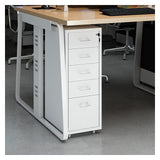 Slim le Metal File Cabinet with Lock - 5 Ders for Legal/Letter/A4 Files - Office Sto in d - Secure Filing Solut for Home/Office