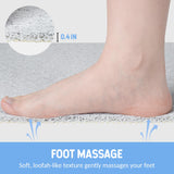 Hargiis Non-Slip Bathtub Mat, Anti Slip Shower Mat, Fast Drying Bathtub Mats, Foot Scrubber Mat, Anti Slip Mat for Tub, Floor, Bathroom, Kitchen, Home, Hotel (White 32"×17")