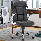 linting 350lbs Ergonomic Executive Office Chairs with Flip up Arms Padded Headrest