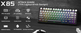 MAMBASNAKE x ATTACK SHARK X85 Gasket Mechanical Keyboard with Knob