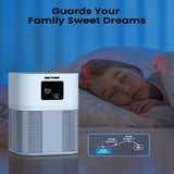 2 in 1 Air Purifier for Home Allergies Pets Hair Odor Eliminators