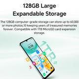 HONOR X5c Plus Dual-SIM 128GB ROM + 4GB RAM (GSM Only | No CDMA) Factory Unlocked 4G/LTE Smartphone (Ocean Cyan) - International Version