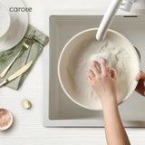 Pots and Pans Set Non Stick, Cookware Sets, 11pcs Kitchen Set, Oven/Fridge Safe | White CAROTE