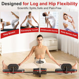 TDH Leg Stretcher, 220LBS Stretcher Machine,200° Adjustable Split Machine, Flexibility Stretching Equipment to Relieving Leg Muscl,Exercise for Everyone (Red-Black)