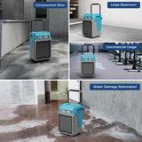 ALORAIR LGR Commercial Dehumidifier with Pump & Drain Hose, Portable Industrial Dehumidifiers with Wheels for Water Damage Restore, Basement, Garage, 5 Years Warranty