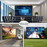 Outdoor Projector Screen with Stand 100 Inch: Portable Projection Screen for Outside Theater Home Backyard Movies SKERELL