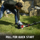 PowerSmart 25.4cc Gas Weed Wacker, 3-in-1 String Trimmer/Edger 16-Inch, 2025 Version