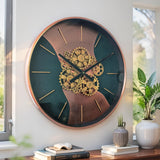 THE GEARS CLOCK 22'' Inch Real Moving Gear Wall Clock Sweden Line Uppsala (22 inches (55 cm))