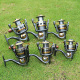 Sougayilang Spinning Fishing Reels Smooth 11BB for Inshore Boat Rock Freshwater Saltwater Fishing-DK1000