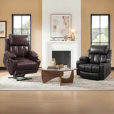 FLEXISPOT XL31-XL Oversized Power Lift Recliner for Elderly, 400 Lbs Heavy Duty Lay Flat Lift Chair with Extra Wide 27" Seat, Massage & Heat, Dual Motor Electric Recliner for Living Room, Dark-Grey