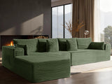 138" Cloud Sectional Couch, Comfort L Shaped Boneless Couch for Living Room