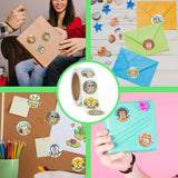 3 Rolls Emotional Support Animals Scratch & Sniff Stickers for Kids by Puraesla – Smelly Affirmation - Cute Scented Sticker for Classroom Rewards, Teacher Supplies & School Motivation