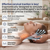 ALPHAY Neck Stretcher Cervical Traction, Neck Braces for Neck Pain and Support, Adjustable Cervical Traction Devices for Home Use, Neck Decompression Device and Revive Cervical Spine
