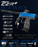 Maddog DYE CZR+ Paintball Gun Marker Advanced HPA Kit - Blue/Black Dust