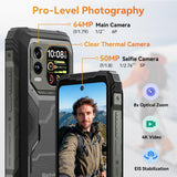 Blackview XPLORE 1 Pro AI 5G Rugged Phone Android 15(FLIR Thermal Imaging), 20000mAh 55W 36GB +256GB Rugged Smartphone Unlocked, 6.78" 2.4K 120Hz 64MP+50MP IP69K Waterproof Dual SIM NFC/OTG/WiFi