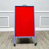 FixtureDisplays® Double-Sided Easel with Dry Erase & Magnetic Felt Surfaces A-Frame Art Board 19531-NF