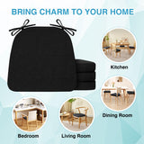 Chair Cushions for Dining Chairs Set of 6, Non Slip Kitchen Chair Pads