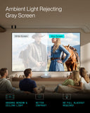 AWOL Aetherion Pro 4K 3D ultra short throw projector & 120" Gray Projector Screen Bundle(Aetherion Pro & MW-G120)