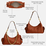 Coach Soft Quilted Leather Pocket Juliet Bag 30