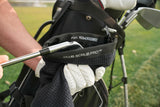 Club Scrub Golf Club and Ball Cleaning Pouch, Black, Golf Towel, Microfiber, Waterproof, Machine Washable