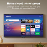 Roku Smart TV 2026 – 32-Inch Select Series, 1080p Full HD TV – Roku TV with Voice Remote – Flat Screen LED Television with Wi-Fi for Streaming Live Local News Sports & Movies, Bluetooth Headphone Mode