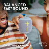 Ultimate Ears WONDERBOOM 4 Portable Waterproof Bluetooth Speaker with Balanced 360-Degree Sound and Bass, Dustproof Floating Speaker with 131ft (40m) Range - Blue
