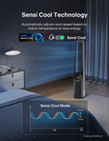 PELONIS 40" Bladeless Tower Fan with Powerful Airflow, Ultra-Quiet DC Motor (22 dB), 6 Speeds, 4 Modes, Remote Control, 7-Hour Timer, 90° Oscillation, Safe Design for Bedroom, Home, Office