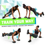 Elite Sportz Push Up Bars - You Will Feel Less Wrist Pain Than When Doing Normal Pushups. Very Sturdy and Won’t Slide Around Elite Sportz Equipment