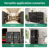 OPTYMIRA 72" Tall Employee Locker with 3 Doors,Steel Sports School Locker