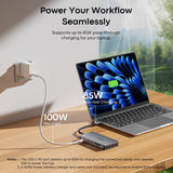 UANTIN USB C Docking Station Dual Monitor for Laptop, 10-in-1 Dock HDMI Hub