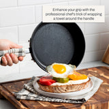 All-Clad E7859064 HA1 Hard Anodized Nonstick Fry Pan Cookware Set, 10 Inch and 12 Inch Fry Pan, 2 Piece, Black