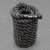 FORZA 30ft, 40ft and 50ft Battle Rope – 1.5ft & 2-inch-Thick, Premium Quality Weighted Gym Rope for Fitness, Strength Training, Crossfit and More (50ft, 2 inch)