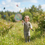Goaste 3 Pack Kids Fishing Net, Telescopic Lightweight Landing Net, Bug Insect Catching Net with Stainless Steel Pole Handle for Kids Outdoor Playing, Extendable from 26 inch to 67.5 inch