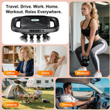Fitiger Deep Tissue Massager Gun for Back, Shoulder and Neck Pain Relief, Powerful Shoulders, Back Massager, Legs, Foot Massager & Full Body Muscle Recovery with 20 Massage Heads, 3 Modes & 30 Speed